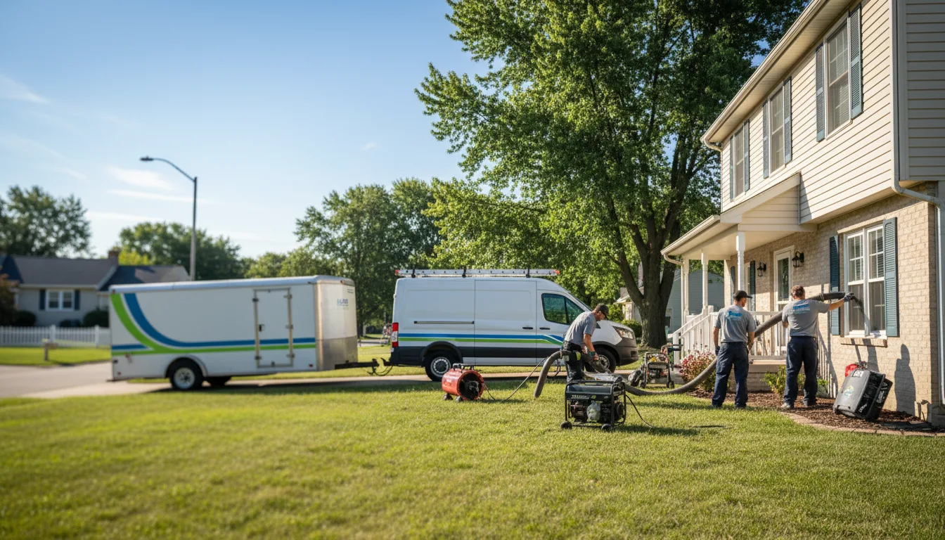 Flooded Basement Restoration And Cleanup With Repair in Brooktondale, NY near me